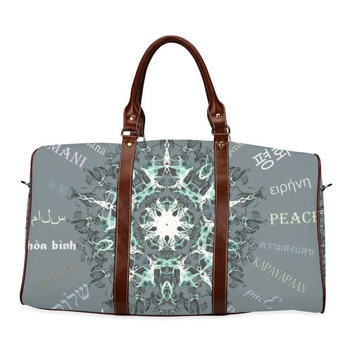 peace-mandala 1-3 Waterproof Travel Bag/Small (Model 1639)
