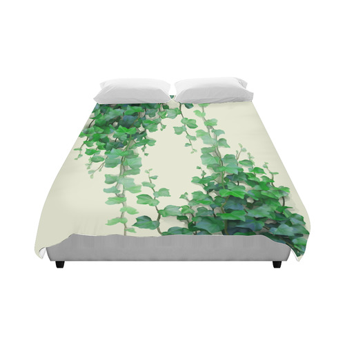 Vines, climbing plant watercolor Duvet Cover 86"x70" ( All-over-print)