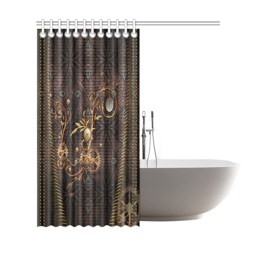 Steampunk, gallant design Shower Curtain 69"x72"