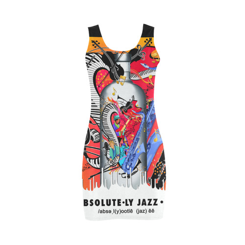 Absolut Art Sexy Jazz Art Dress by Juleez Medea Vest Dress (Model D06)