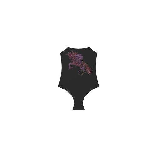 3d Floral Psychedelic Unicorn Strap Swimsuit ( Model S05)