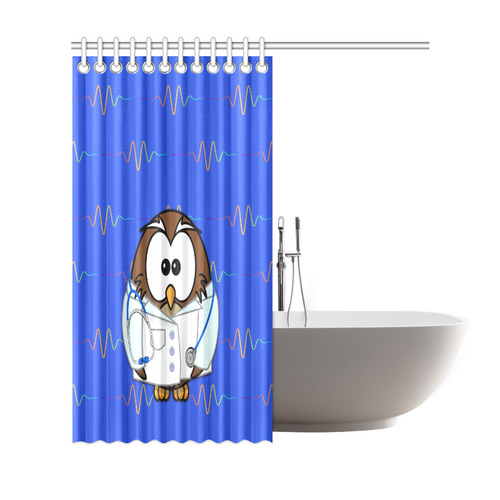 paging new doc owl Shower Curtain 69"x72"