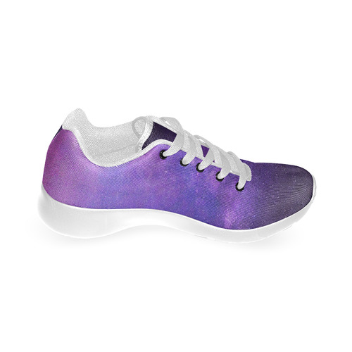 Purple Blue Starry Night Sky Women’s Running Shoes (Model 020)