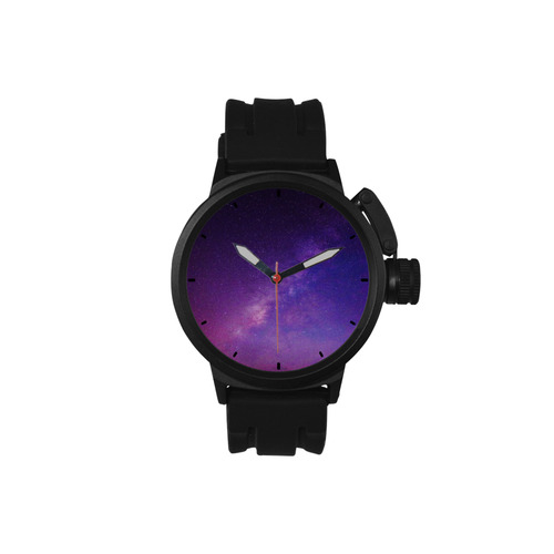 Purple Blue Starry Night Sky Men's Sports Watch(Model 309)