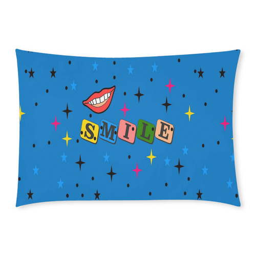 Smile Popart by Popart Lover Custom Rectangle Pillow Case 20x30 (One Side)