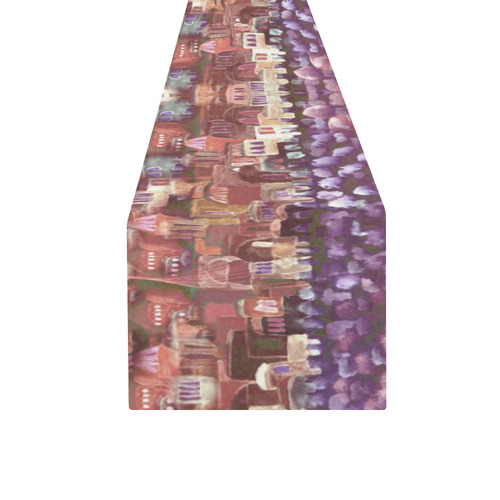 jerusalem  rose Table Runner 16x72 inch