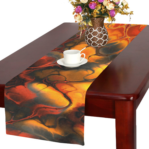 flames Table Runner 16x72 inch