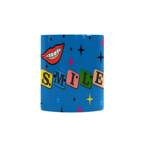 Smile Popart by Popart Lover White Mug(11OZ)