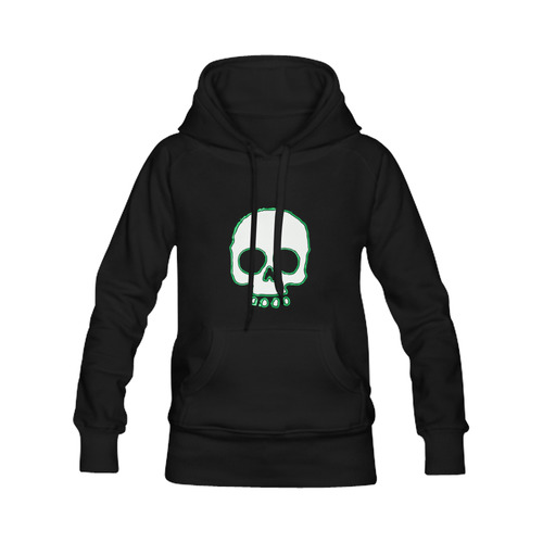 Green Neon Skull Men's Classic Hoodie (Remake) (Model H10)