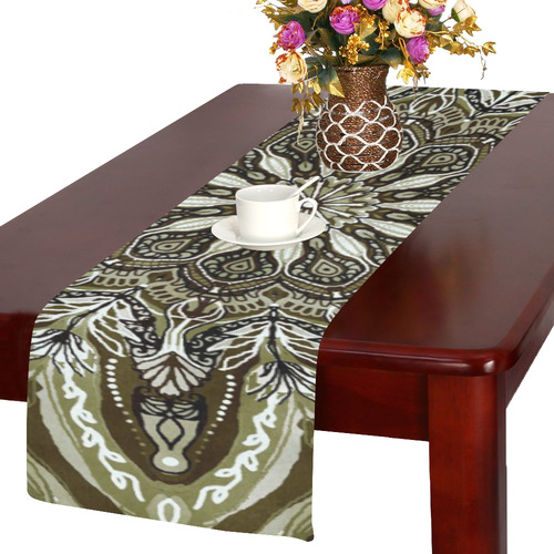 mandala beach 10 Table Runner 14x72 inch