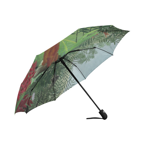 Henri Rousseau Tropical Forest Monkeys Auto-Foldable Umbrella (Model U04)