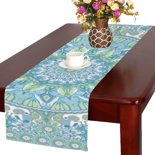 boho-mandala 3 Table Runner 16x72 inch