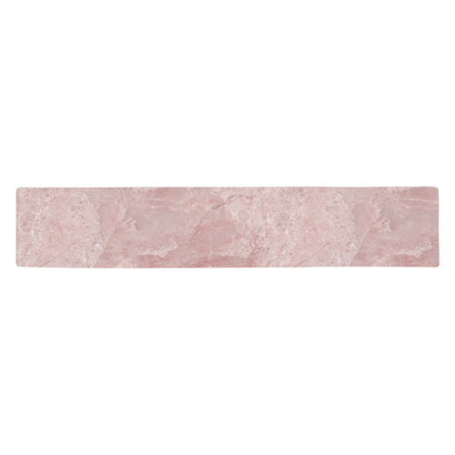 italian Marble, Rafaello Rosa, pink Table Runner 14x72 inch