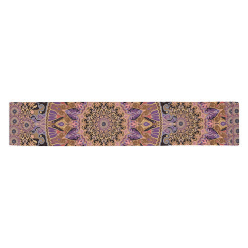 boho mandala 9 Table Runner 14x72 inch