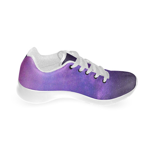 Purple Blue Starry Night Sky Men’s Running Shoes (Model 020)
