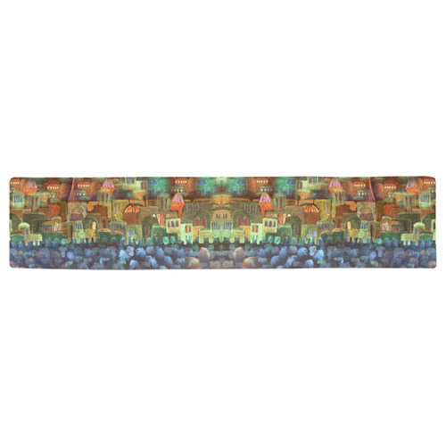 Jerusalem vert-50x100 Table Runner 16x72 inch