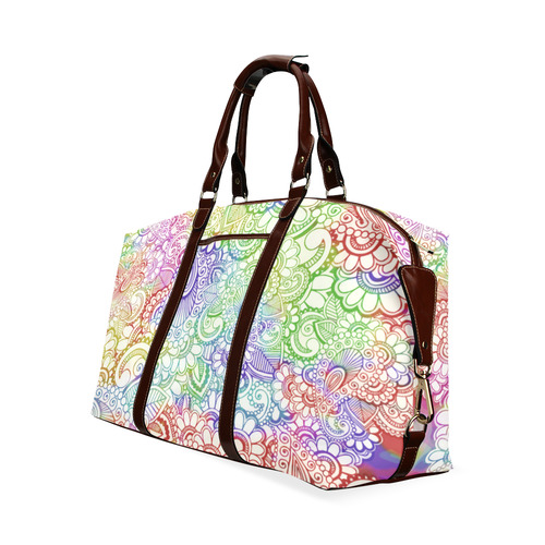 India Paisley Pattern - light watercolor grunge Classic Travel Bag (Model 1643) Remake