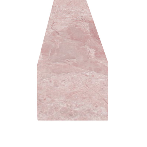italian Marble, Rafaello Rosa, pink Table Runner 14x72 inch