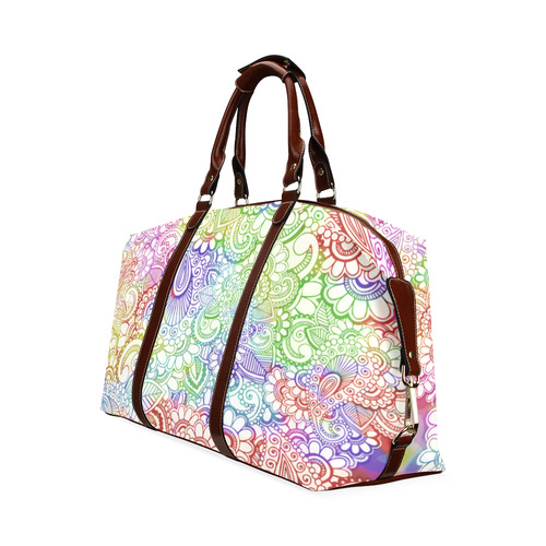 India Paisley Pattern - light watercolor grunge Classic Travel Bag (Model 1643) Remake