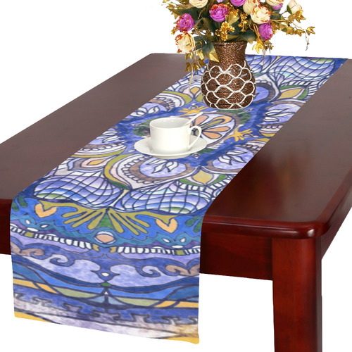 vitrage 9 Table Runner 16x72 inch