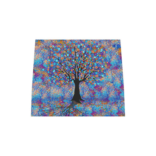 Colorful Tree of Life Art Print Tree Carnival by Juleez Boston Handbag (Model 1621)