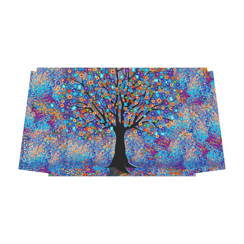 Colorful Tree Art Print Tree Carnival by Juleez Classic Travel Bag (Model 1643) Remake