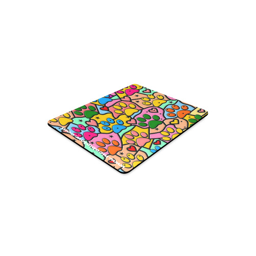 Paws Color by Nico Bielow Rectangle Mousepad