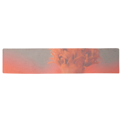 Flower Red Nature Table Runner 16x72 inch