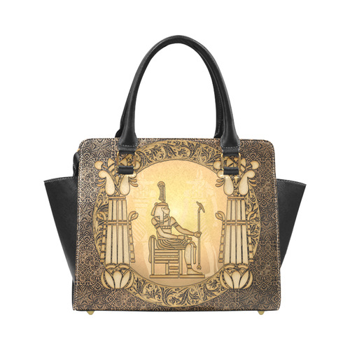 Agyptian sign Rivet Shoulder Handbag (Model 1645)