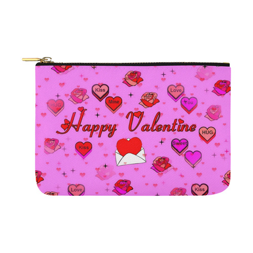Happy Valentines by Popart Lover Carry-All Pouch 12.5''x8.5''