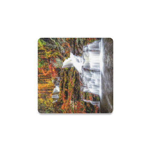 Autumn Waterfall Square Coaster