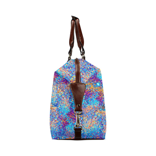 Colorful Tree Art Print Tree Carnival by Juleez Classic Travel Bag (Model 1643) Remake