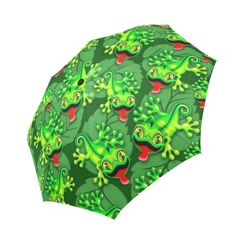 Gecko Lizard Baby Cartoon Auto-Foldable Umbrella (Model U04)