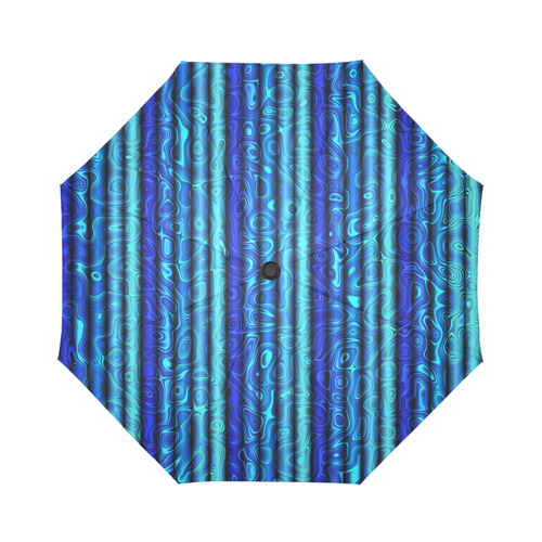 blue quilling Auto-Foldable Umbrella (Model U04)
