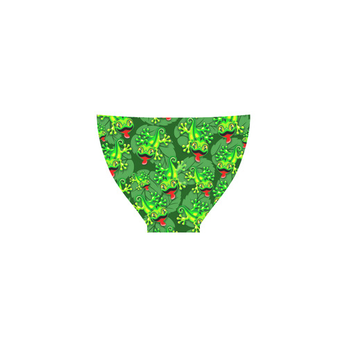 Gecko Lizard Baby Cartoon Custom Bikini Swimsuit