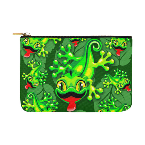 Gecko Lizard Baby Cartoon Carry-All Pouch 12.5''x8.5''