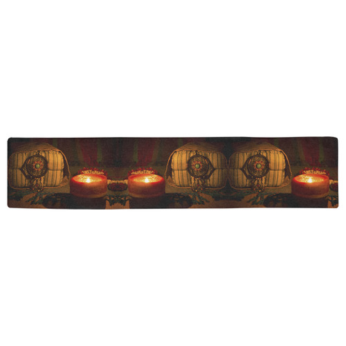 Dream Catcher and Candle Light Sweet Dream Table Runner 16x72 inch