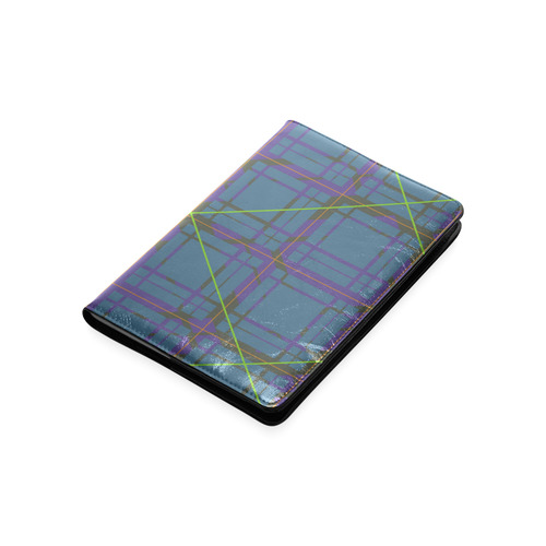 Neon Plaid  80's style Artist's, Writer's Custom NoteBook A5