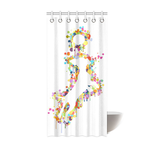 Playing Dog with Ball Shower Curtain 36"x72"