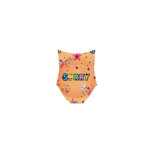 Sorry by Popart Lover Strap Swimsuit ( Model S05)