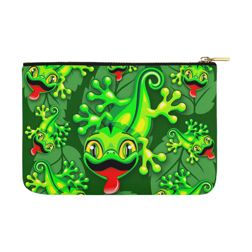 Gecko Lizard Baby Cartoon Carry-All Pouch 12.5''x8.5''