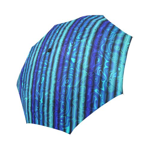 blue quilling Auto-Foldable Umbrella (Model U04)