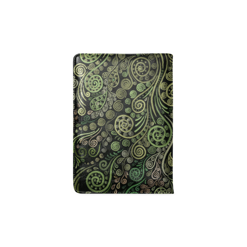 3D Ornaments -Fantasy Tree, green on black Custom NoteBook A5