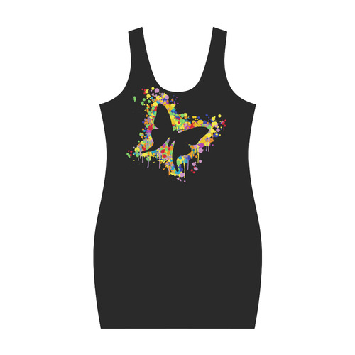 Dancing Butterfly Splash Medea Vest Dress (Model D06)