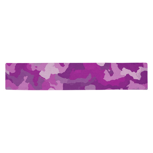camouflage purple Table Runner 14x72 inch