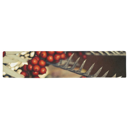 holly berries 715 Table Runner 16x72 inch