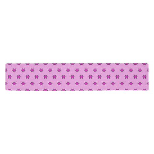 many stars lilac Table Runner 14x72 inch