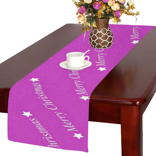 merry christmas Table Runner 14x72 inch