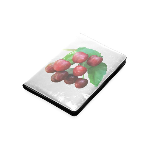 Sour Cherry, watercolor, fruit Custom NoteBook A5