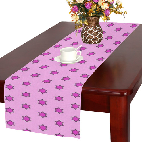 many stars lilac Table Runner 16x72 inch